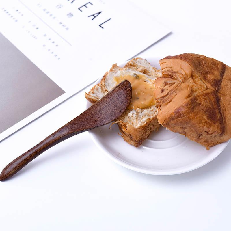 Product Introduction of 4Pcs Jam Spreader Jelly Cheese Butter Spreaders 6 Inch Wooden Condiment  Sandwich Mini Spatulas For Kitchen Stirring Mixing 18