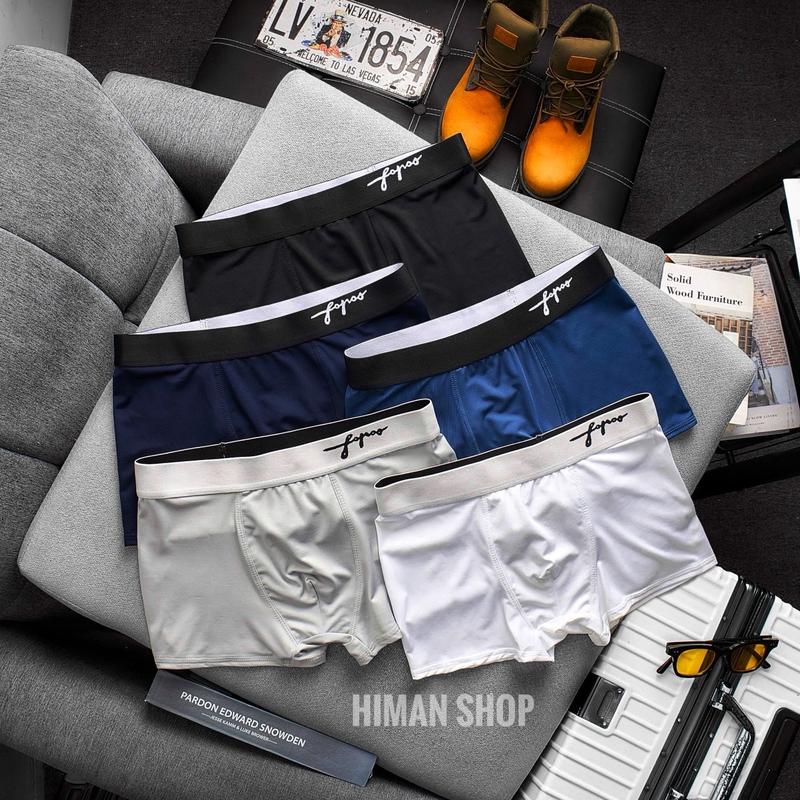 [Hàng loại 1] Combo quần sịp đùi nam cạp dệt - siêu bền (Combo 6 tặng thêm 1 ), quần lót nam mix 5 màu, chất vải thun lạnh