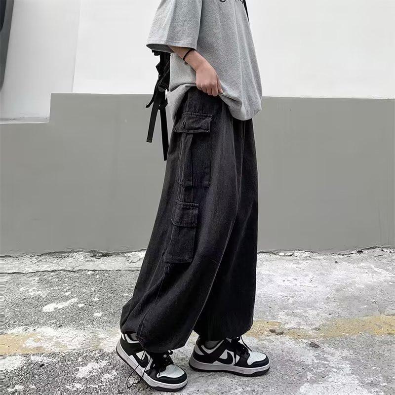 Product Introduction of Seluar jeans jenama fesyen lelaki, seluar Haren, Slim Fit, kaki kecil, trend baharu, kasual, serba guna, musim bunga dan musim luruh 8