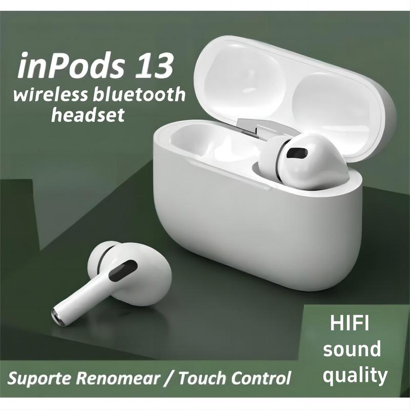 Tai Nhét Tai Không Dây INPODS I13 Bluetooth 5.0 Điều Khiển Âm Lượng Cảm Ứng Tương Thích Với Android nghe