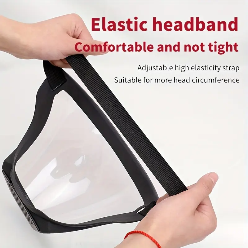 Safety Face Shield Pelindung Wajah Anti Kabut Pelindung Percikan Debu UV400 2
