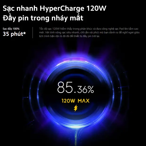Máy tính bảng Xiaomi Pad 6S Pro (8GB/256GB) - Chính Hãng Bảo Hành 18 Tháng 5