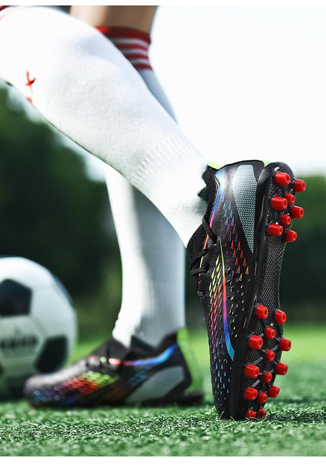 Product Introduction of In Stock Long Nail Broken Nail Football Boots Youth Soccer Shoes Men and Women Same Style More than Sneaker Human Made Sneakers Male and Female Students Youth Soccer Shoes Lawn Training Shoes 18
