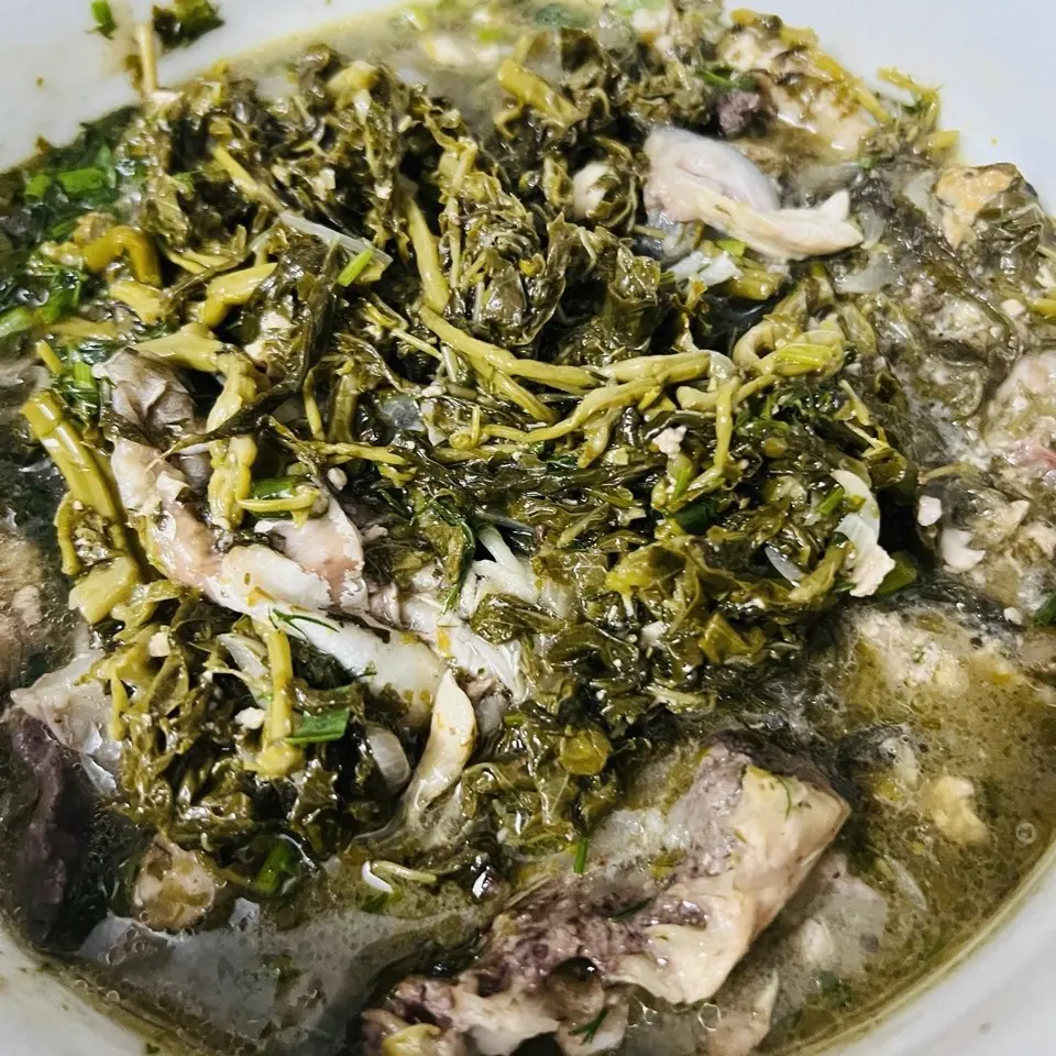 Rau sắn muối chua hương vị truyền thống đặc sản phú thọ, ăn một lần nhớ mãi