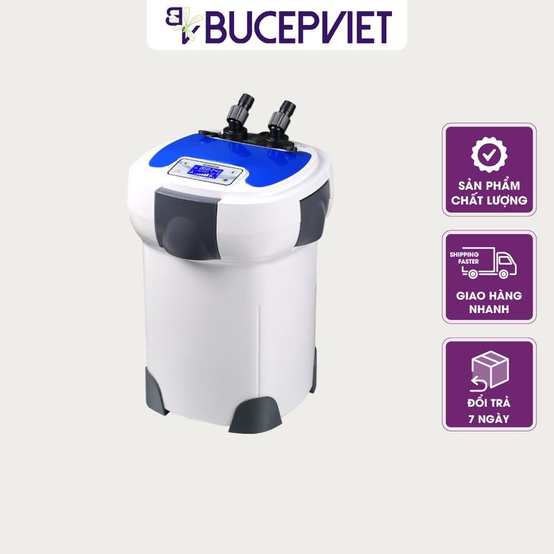 Lọc thùng SunSun HW3000 có chỉnh công suất và đèn UV - làm sạch bể cá