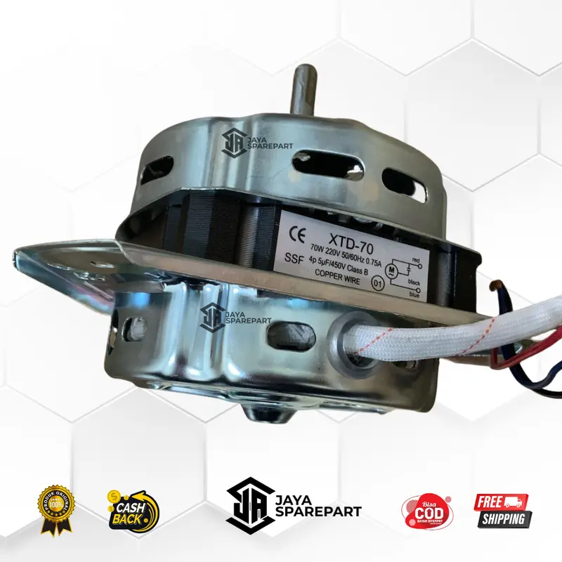 Dinamo Spin Pengering Mesin Cuci AKARI 2 Tabung 7-10 Kg | Dinamo Motor Mesin Cuci 2
