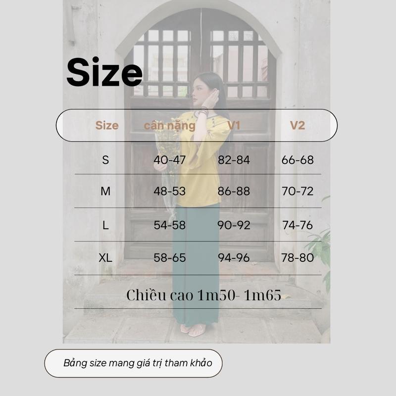Product Introduction of [ Mã D1 ] Đồ bộ cách tân, pháp phục đi chùa, họa tiết thêu hoa , chất liệu đũi linen , mặc 4 mùa Nữ Áo 0