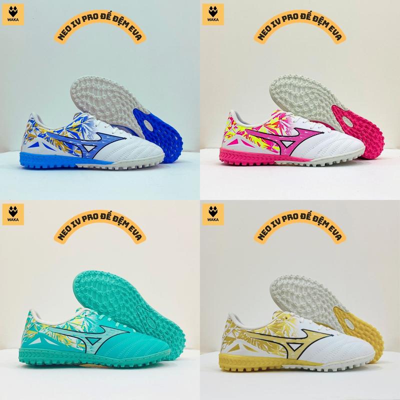 [TẶNG QUÀ] Giày bóng đá NEO 4 PRO đế cao su lót đệm EVA dành cho sân cỏ nhân tạo (đã khâu đế) Giày Thể Thao Đá Banh Sport Sneaker