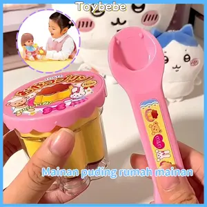 Pudding Mainan Masakmasak Pretend Play Mainan Simulasi Puding Anak-anak Pudding Toy Tutorial Paper Mainan Puding Jepang Ikut Murah Mainan Anak Mell Chan Pudding Aksesoris