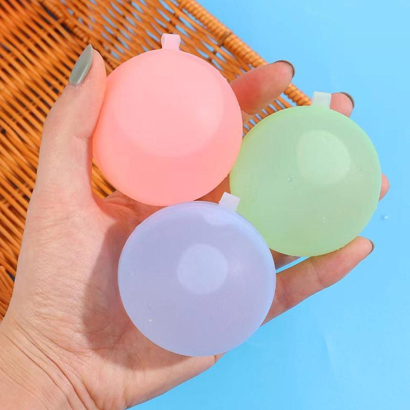 Product Introduction of Magnetic Waterfall Balls Soft Reusable Water Balloons Self Sealing Silicone Party Pool Water Games 11