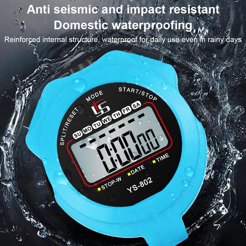 Product Introduction of Digital Stopwatch Sports Alarm Clock Running Timer And Code Referee Track Table Fitness W9E6 30