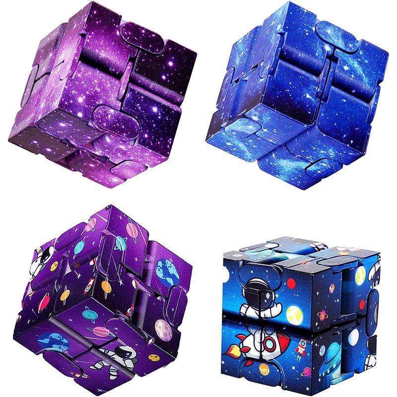 Infinity Magic Cube Starry Sky Square Puzzle Toys Four Corne - TikTok ...