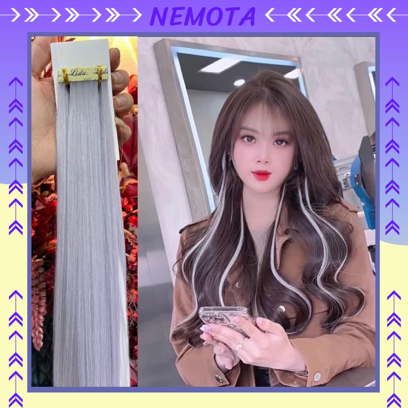 Tóc giả line Nemota tóc light giả dán làm từ sợi protein tóc giả highlight nối dài tạo light tóc cho nữ CM23