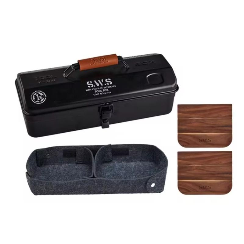 Practical With Handle Camping Tool Storage Box Multifunctional Portable Outdoor Toolbox Anti-Slip Waterproof Tool Organizer 1