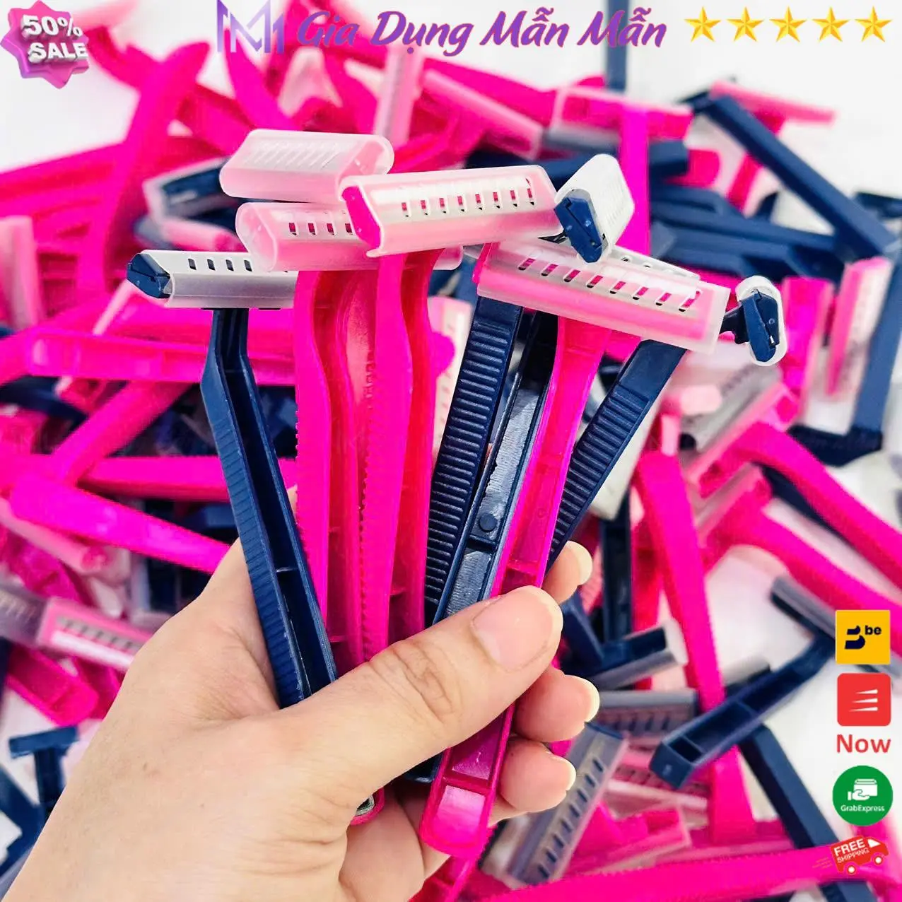 SKU155 - Dao cạo râu, cạo lông mặt, lưỡi dao bén dùng 1 lần hoặc tái sử dụng.