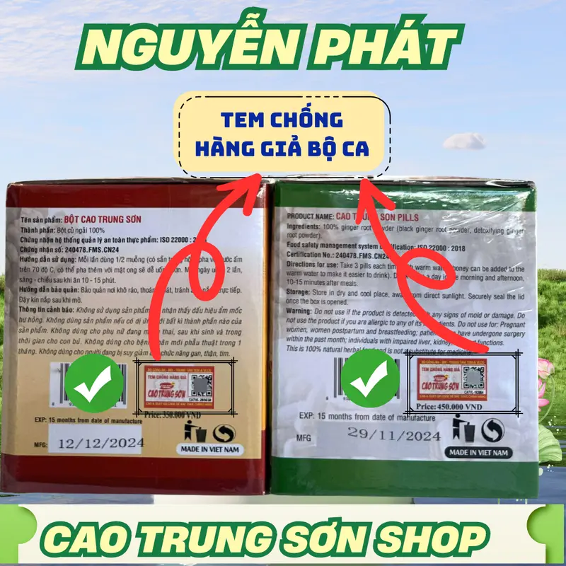 [Hộp lớn 600 viên] Viên Ngải Đen Chống Độc Cao Trung Sơn chính hãng - Hỗ trợ đau nhức xương khớp, thoái hoá cột sống, tê bì chân tay 2