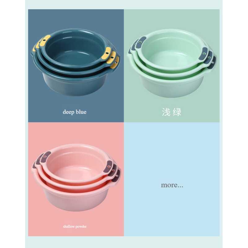 Product Introduction of Plastic thickened baby household large laundry basin student dormitory washbasin foot basin 7