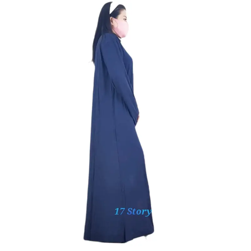 Gamis Kaos Jumbo Wanita Import Basic Premium Lengan Panjang Bahan Adem Dan Lembut Kekinian Size 5L XXXL XXL XL L 4008 2