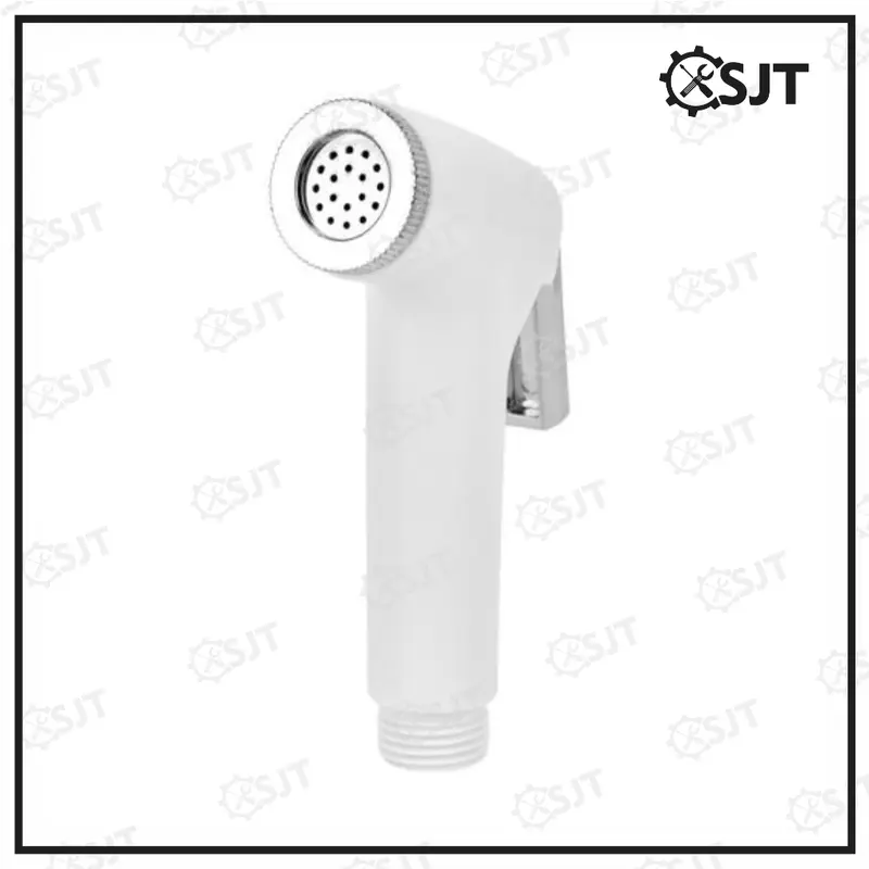 SJT - Kepala Jet Shower Spray Closet Washer Honxi Putih & Silver 0