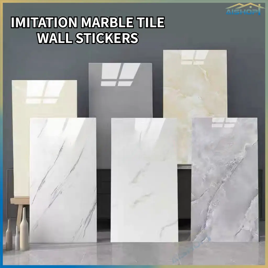 [SG Stock]Marble Self-adhesive Wallpaper Modern Home Wallpaper Marble Waterproof Wall Sticker Wallpaper