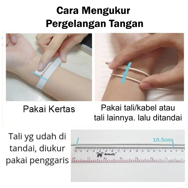 [ Beli 2 Produk Apapun Gratis 1 ] La Vienne - Dzakiya I - Gelang Rantai Tangan Titanium Wanita Anti Karat Aesthetic - Perhiasan Elegan Cantik Mewah Simple Bracelets 5