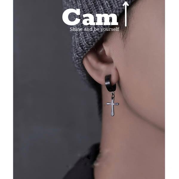  Khuyên Tai Nam Không Cần Bấm Lỗ Khuyên Tai Kẹp Nhiều Lựa Chọn  1 ĐÔI  