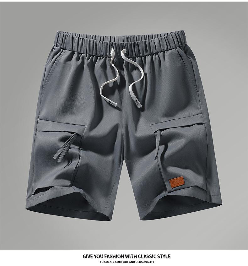 Product Introduction of 2025 Summer Men's Lightweight Ice Silk Shorts - Breathable Quick-Dry Casual Athletic Cargo Shorts (Plus Size) 11