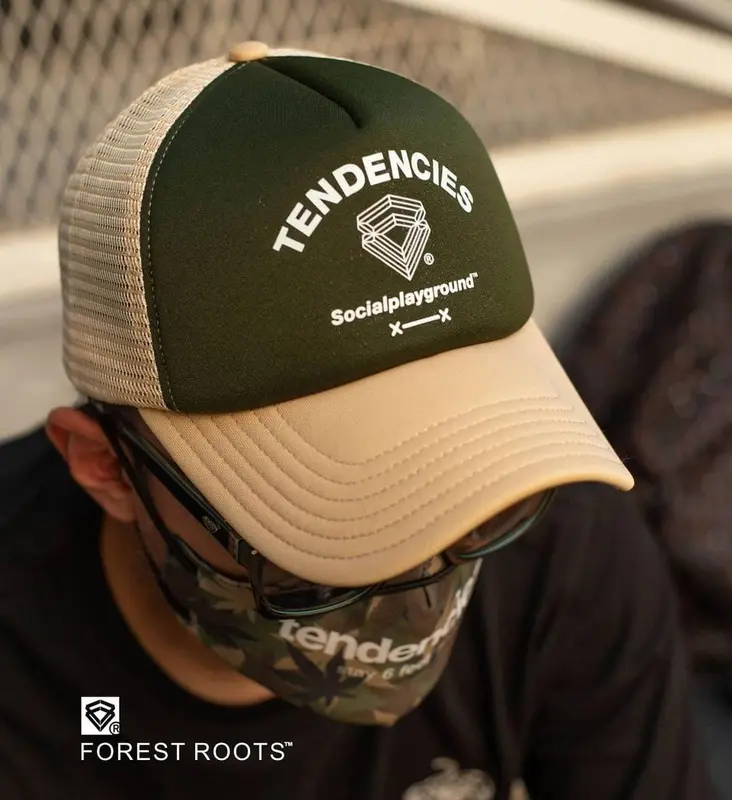 Tendencies Trucker Hat Forest Roots Aksesoris 5