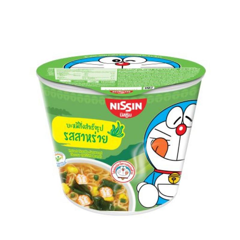 Product Introduction of ขาย ร้อน  มีบริการเก็บ เวนิต้าสกิน30กรัมกระปุกทอง ของแท้ ไอโฟน14สีฟ้า ที่นิยมมากที่สุด นิสชิน บะหมี่กึ่งสำเร็จรูป มินิคัพ โดราเอมอน รสสาหร่าย แพค 6/NISSIN INSTANT NOODLE MINI CUP DORAEMON SEAWEED FLAVOUR 4