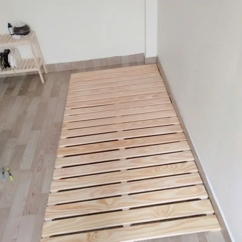 Giường cuộn gỗ thông giá xưởng 2