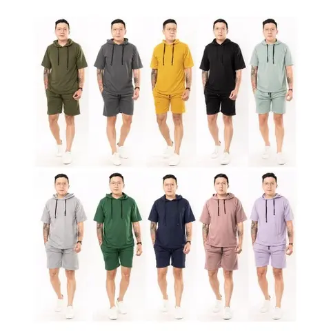 Jane Frey Clothing Hoodie Set Freypv 8140 Sweatshirt Hoodie Set M-XL Sweater Set Casual Sweatshirt Workout Pria Polos Katun sweater satu set celana 1