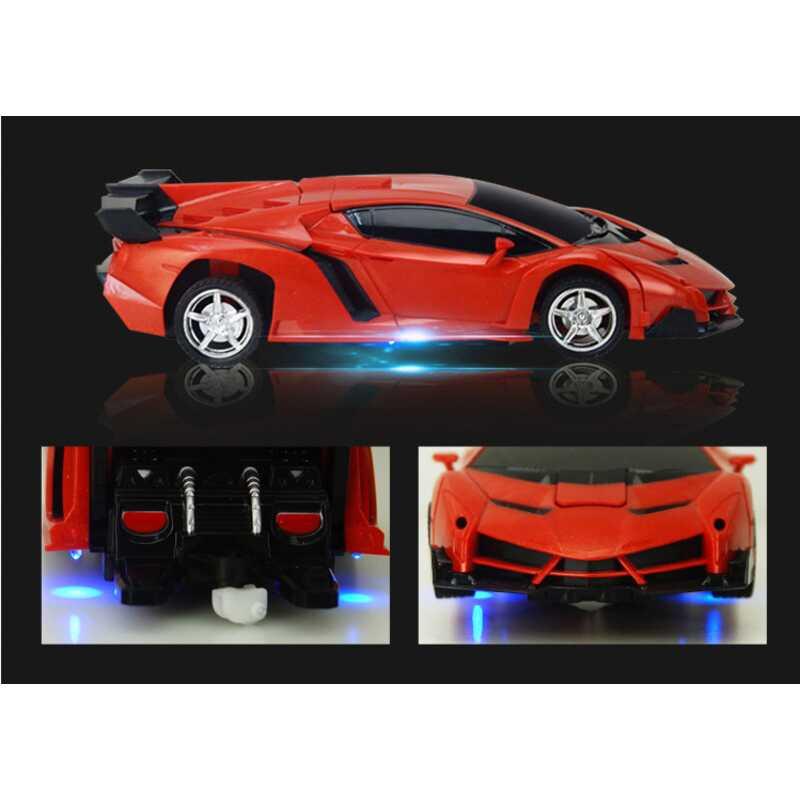 Product Introduction of Model Kenderaan Sukan, Robot Transformasi RC, Kereta Ubah Bentuk Sejuk, Hadiah Mainan Kanak-kanak untuk Kanak-kanak Lelaki, Hanyut 6