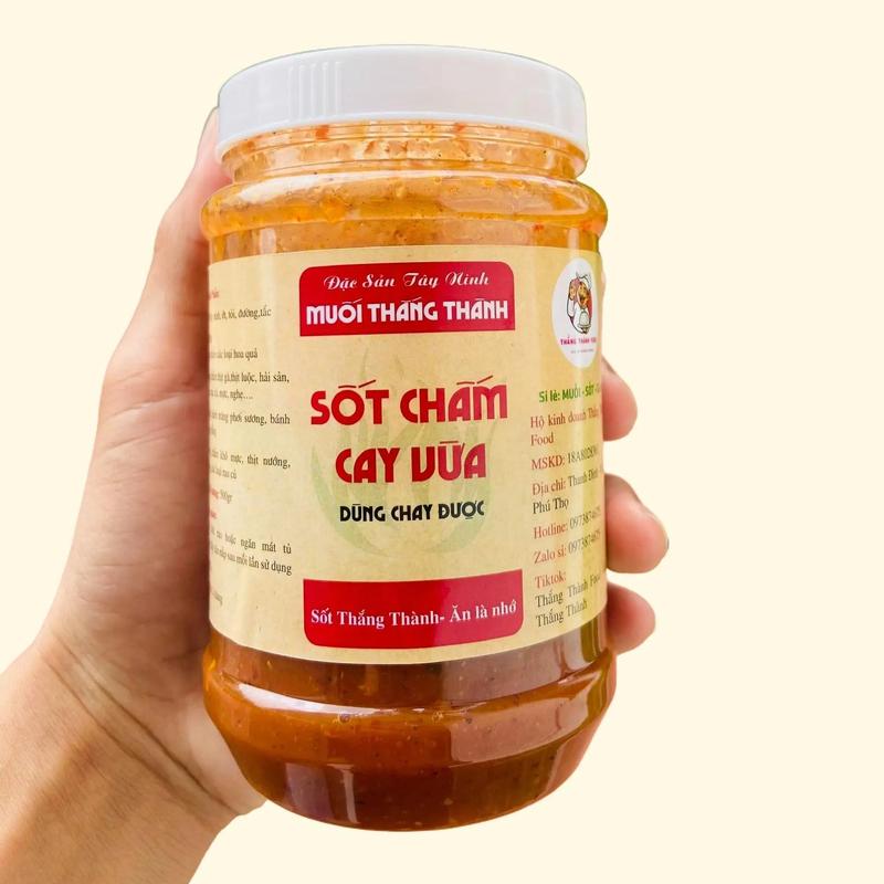 [Cay vừa] Sốt Chấm Thắng Thành Food,Sốt Muối Tây Ninh,Muối chú hải chua cay mặn ngọt Nước Sốt Gia Vị mắm