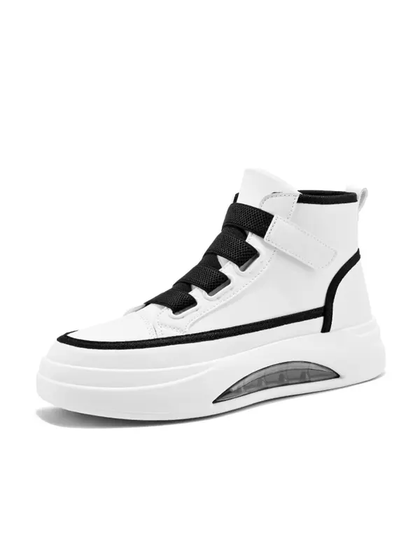 Men's Fashion Casual Low Top Sneakers with Velcro Design, 1 Pair Lightweight Breathable Comfortable Sports Running Shoes for Daily Wear, Perfect for Students and Outdoor Sports 7
