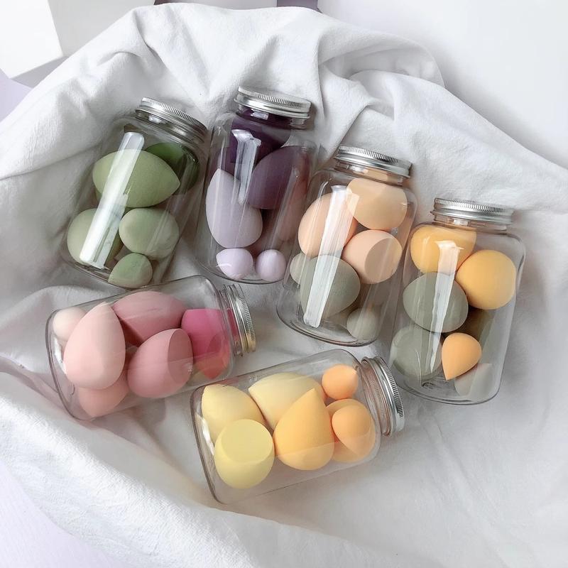 Product Introduction of 14PCs velvet powder puff & makeup sponge set-skin-friendly, dual-use wet/dry blenders for flawless foundation application 18