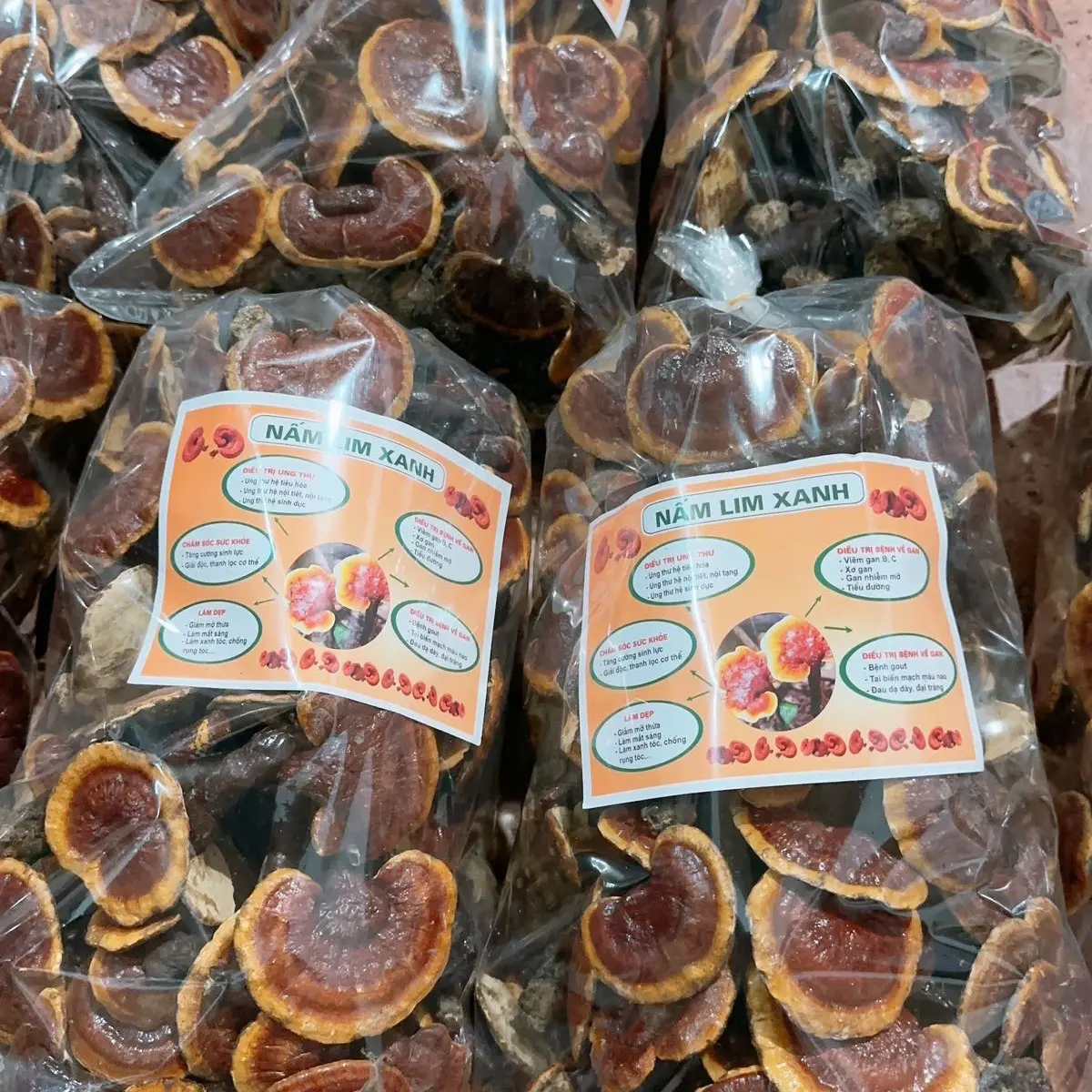 1 kg NẤM LIM XANH KHÔ TỰ NHIÊN