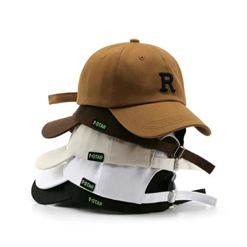 Topi Murah Cod  Topi Baseball Bordir R /New Model/Topi Distro Keren/Topi Distro Terlaris/ Topi Pria Wanita Dewasa