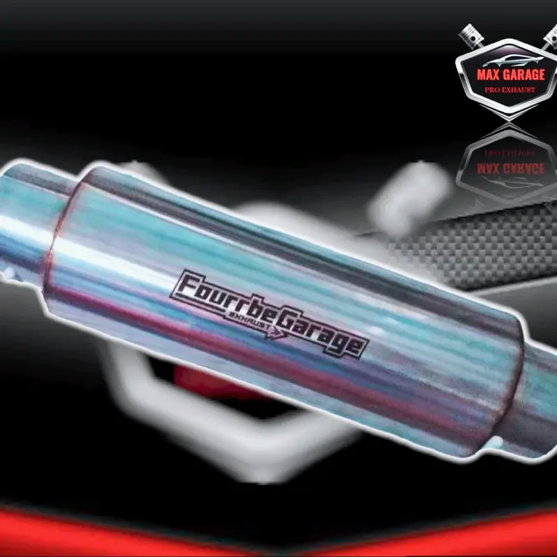Tailpipe Knalpot Mobil merk JS RACING Diesel dan RESONATOR DIESEL untuk Pajero,Innova,Hylux,L300, kendaraan bbm solar DLL Asli Gas Mesin mobil solar bukan untuk Motorcycle 6