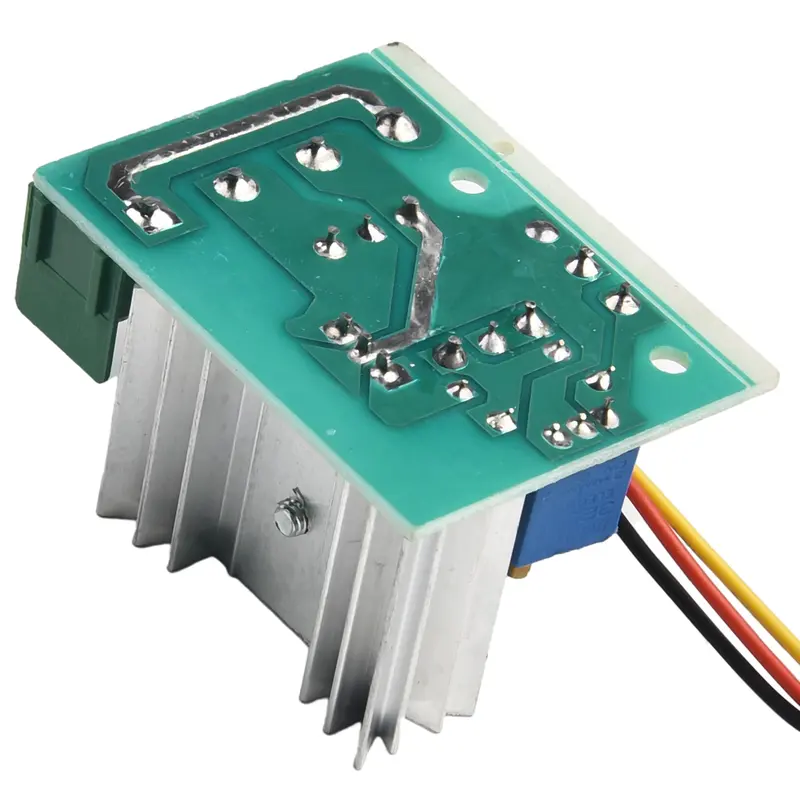 Bộ điều khiển tốc độ động cơ, 220V, 2000W, Bộ điều chỉnh điện áp SCR, Bộ điều nhiệt, với chức năng Bộ điều chỉnh độ sáng 1