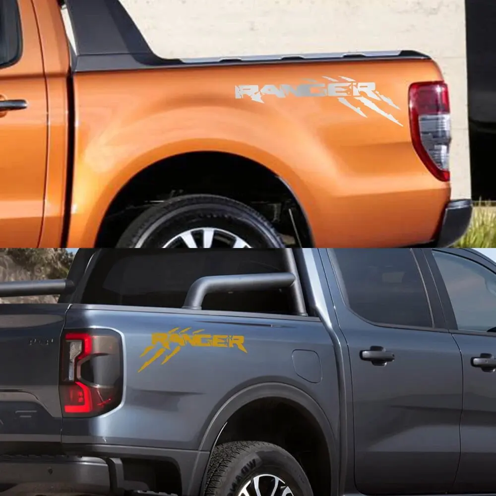 Hình dán thân  , Thích hợp cho Ford Ranger Raptor, hình dán , sửa đổi bên cốp  , hình dán cá nhân hóa tải xe thùng tem tem  dcar Nhãn Dán