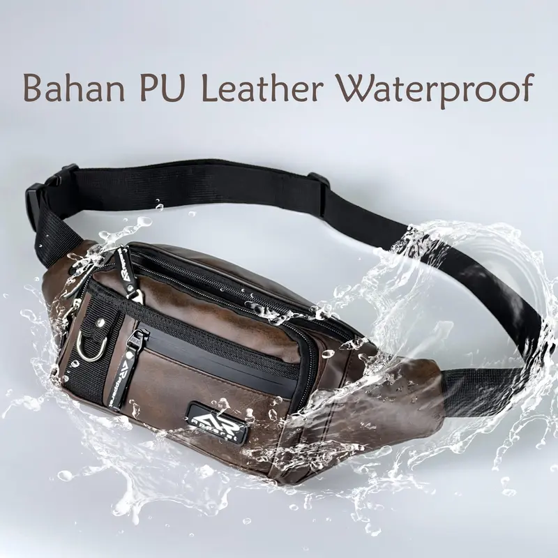 Tas Selempang Pria AR APPAREL Distro Compact Waistbag Slingbag Waterproof Tas Pinggang Cowok 1