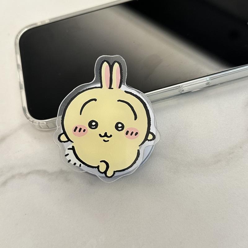 Product Introduction of Japanese Cartoon Chiikawa Magnetic Suction Bracket Cute Giikawa Lazy Bracket opposite Sex Epoxy Airbag Bracket 5