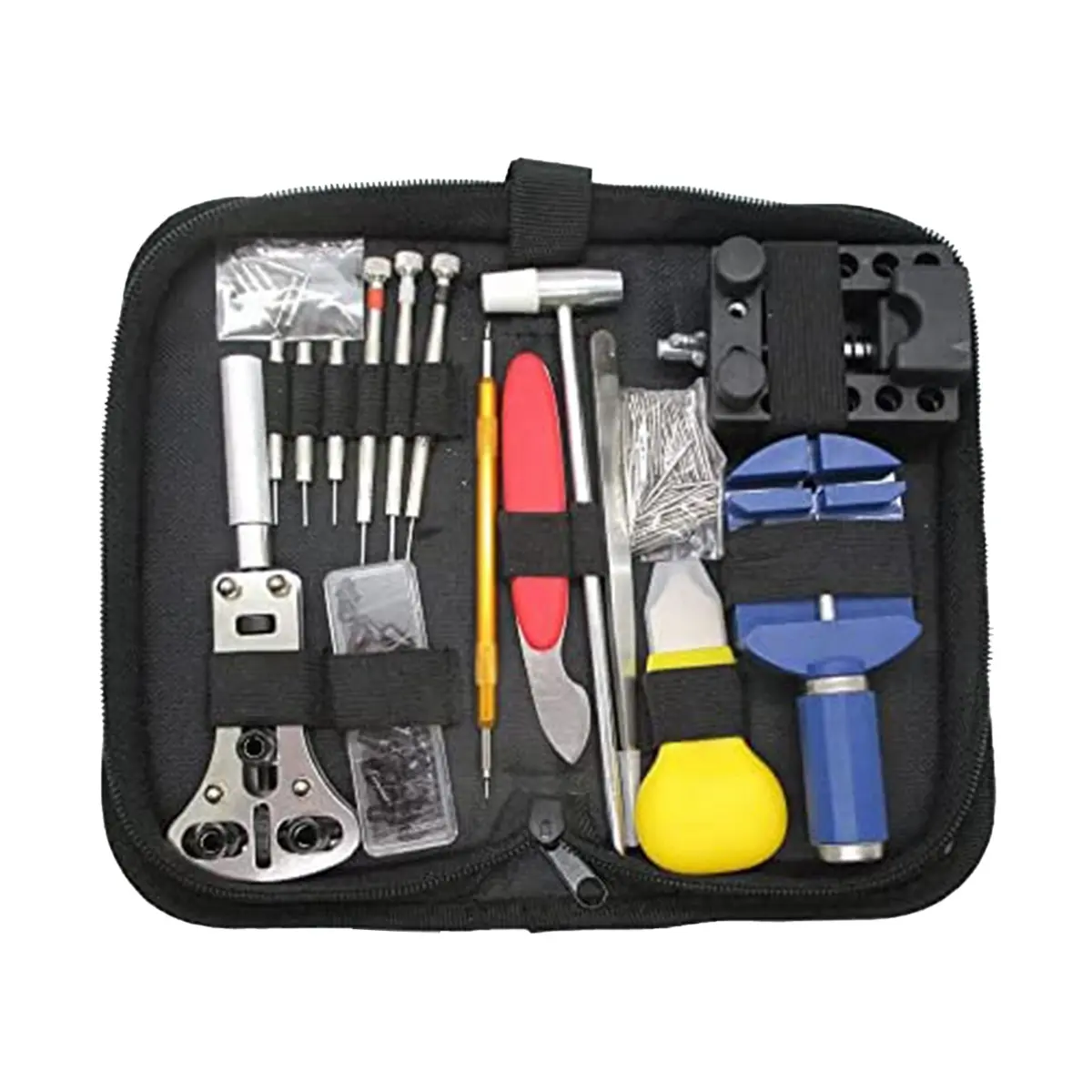 Watch Repair Kit (147 Pcs) Watch Repair Kit Strap Remover Bottom Opener Repair Watch Fixing and Adjusting Tools
