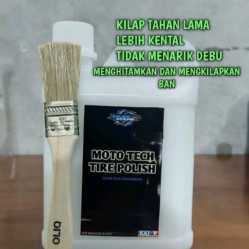 Silikon pengkilap body motor dan mobil, penghitam ban free spons Car 5