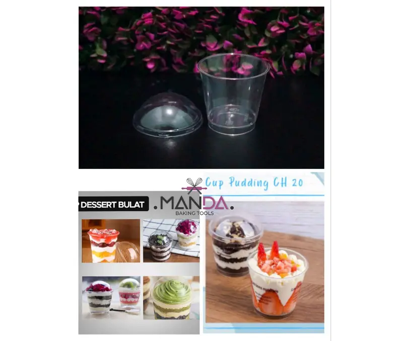 Cup puding wadah puding jelly CH 20 170 ml 0