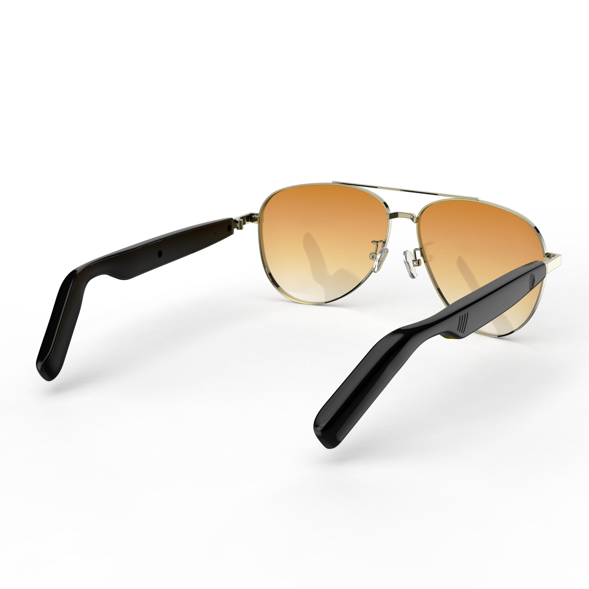 SG-13Pro Hands-Free Calling Tea Brown Wireless Glasses with Speaker & Mic Comfort Fit Stylish Design Audio Bluetooth Glasses - Image 2