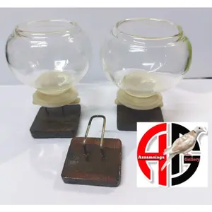 (T)erpopule(R) cepuk perkutut Tempat pakan perkutut Lomba (BAHAN - cepuk