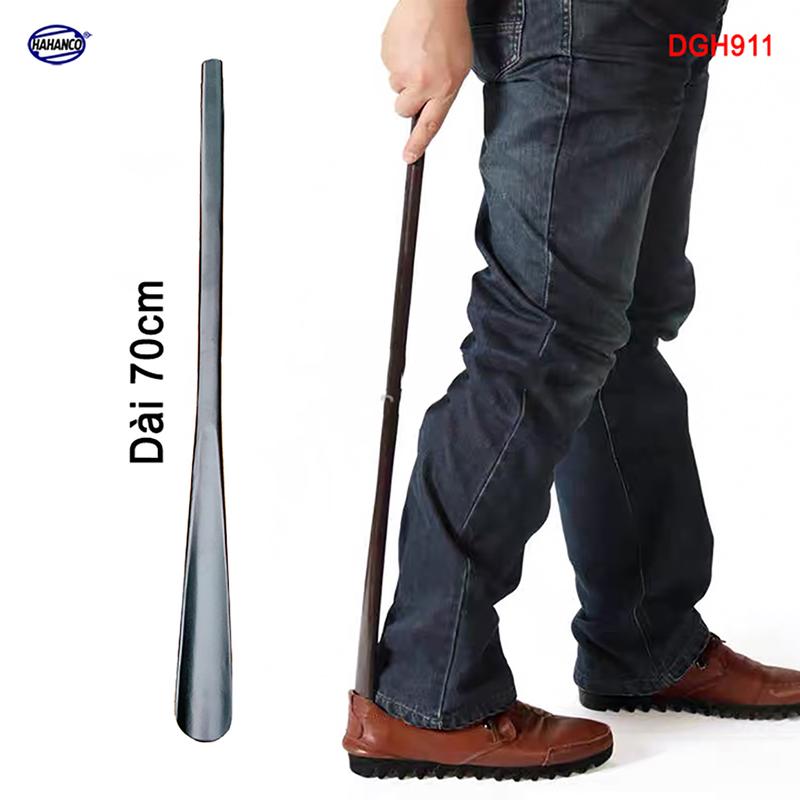 Đón gót giày gỗ Muồng nguyên khối sơn mài VIP dài 70cm - DGH911