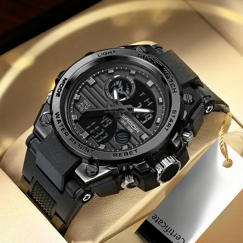 Steel Core Watch Men's Youth Sports Middle School Students Student Boys Waterproof Children's Electronic Watch