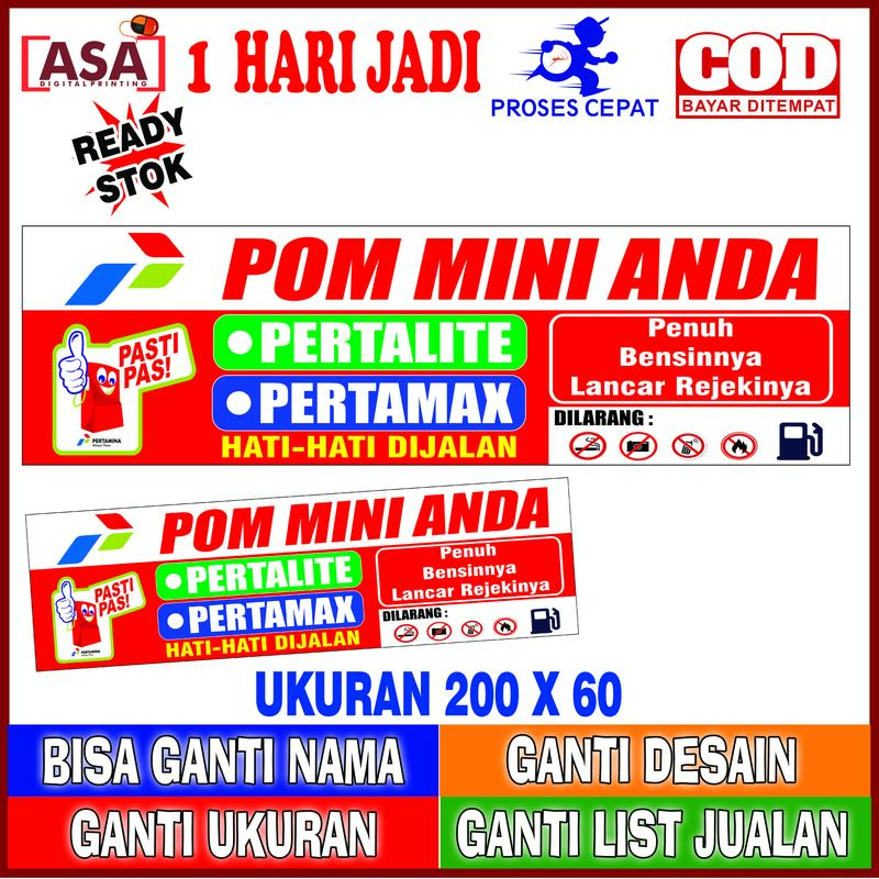 Product Introduction of BANNER SPANDUK POM  / BANNER SPANDUK POM MINI UNTUK DEPAN TOKO / BOOTH / TERAS KUALITAS TERBAIK Spanduk Spanduk 1